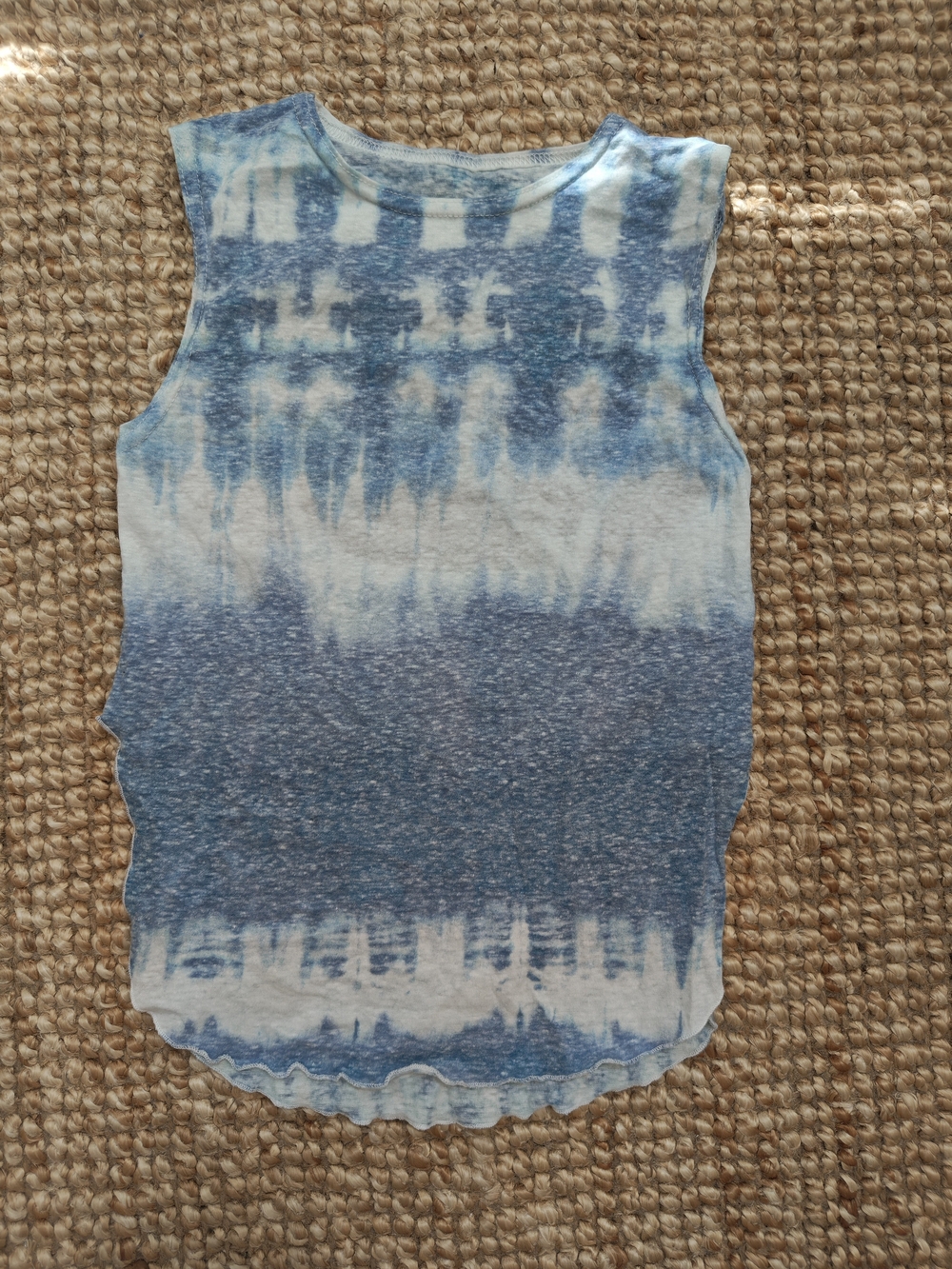 Kids Blue Tie-Dye Tank Top - Brand Unspecified